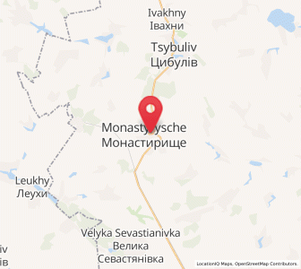 Map of Monastyrychtché, Cherkasy