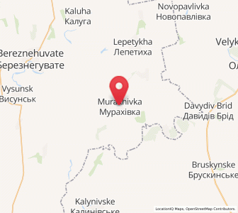 Map of Murakhivka, Mykolaiv
