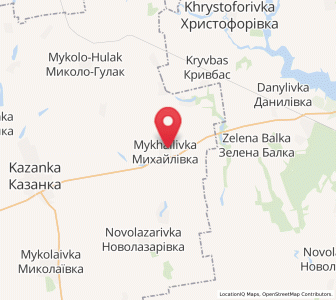 Map of Mykhaïlivka, Mykolaiv