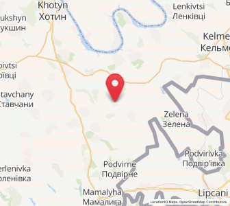 Map of Mykhaïlivka, Chernivtsi