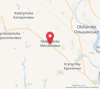 Map of Mykhaïlivka, Mykolaiv