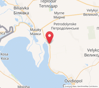 Map of Nadlymanské, Odessa