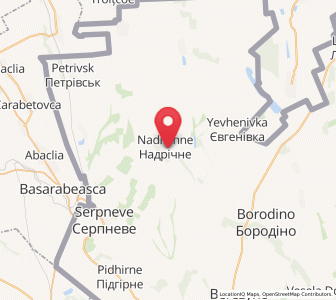 Map of Nadritchné, Odessa