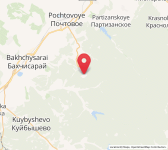 Map of Naoutchnyï, Crimea