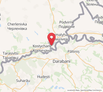 Map of Néhryntsi, Chernivtsi