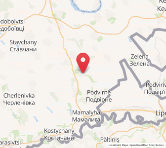 Map of Nesvoïa, Chernivtsi
