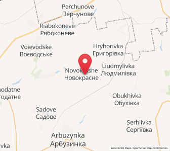Map of Novokrasné, Mykolaiv