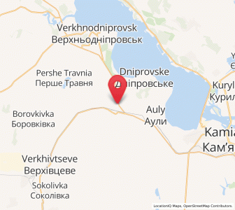 Map of Novomykolaïvka, Dnipropetrovsk