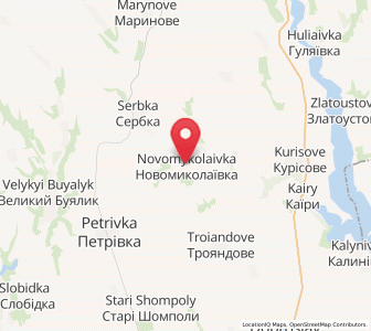 Map of Novomykolaïvka, Odessa
