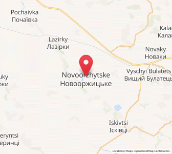 Map of Novoorjytské, Poltava