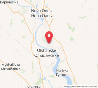 Map of Novopétrivské, Mykolaiv