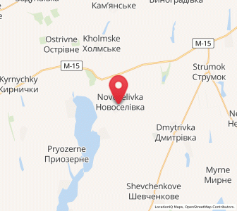 Map of Novossélivka, Odessa