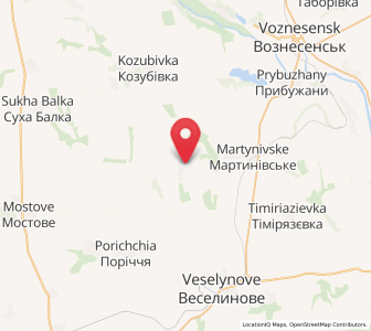 Map of Novossilka, Mykolaiv