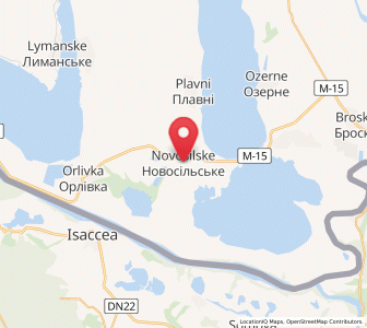 Map of Novossilské, Odessa