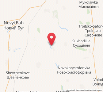 Map of Novoïourivka, Mykolaiv