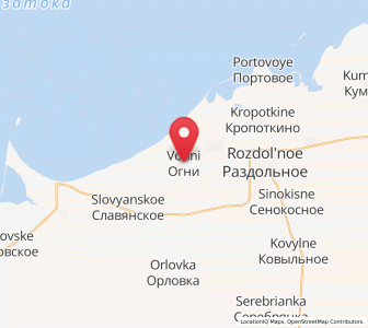 Map of Ogni, Crimea