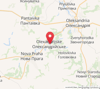 Map of Oleksandriïské, Kirovohrad
