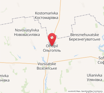 Map of Olhopil, Mykolaiv