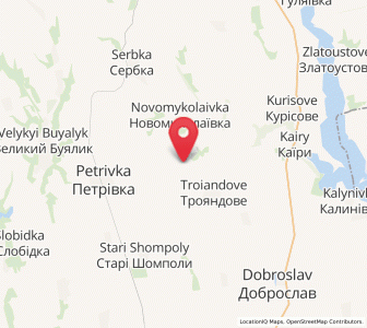 Map of Onyskové, Odessa