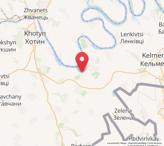 Map of Ossélivka, Chernivtsi