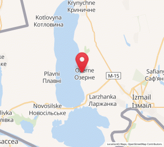 Map of Ozerné, Odessa