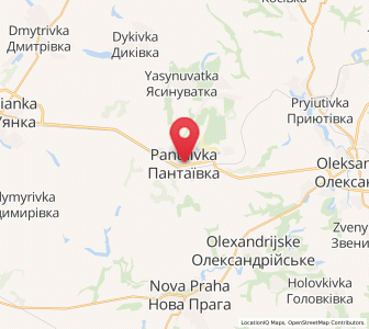 Map of Pantaïvka, Kirovohrad