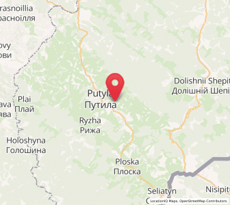 Map of Parkoulyna, Chernivtsi