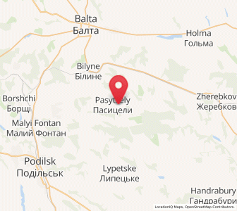 Map of Passytsély, Odessa