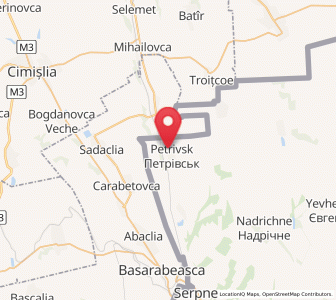 Map of Pétrivsk, Odessa