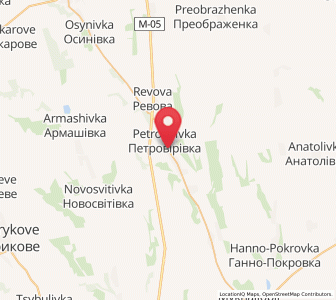 Map of Petrovirivka, Odessa