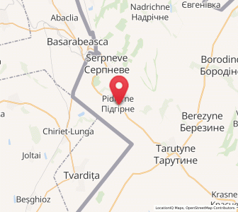 Map of Pidhirné, Odessa