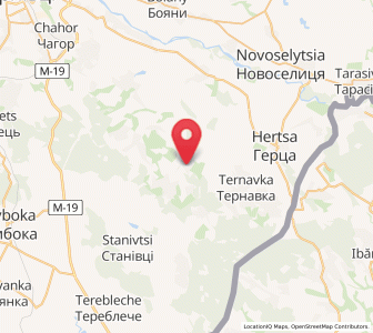 Map of Pidvalné, Chernivtsi