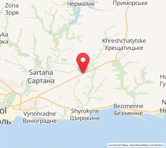 Map of Pikouzy, Donetsk