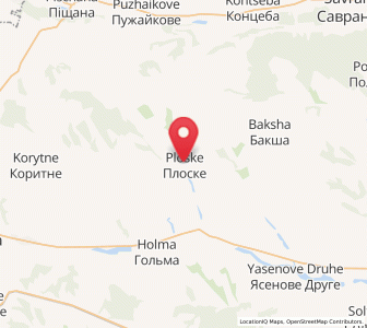 Map of Ploské, Odessa