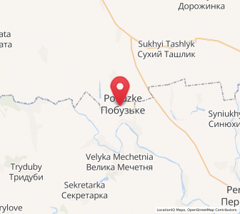 Map of Pobouzké, Kirovohrad