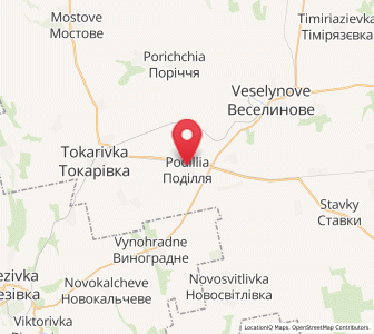 Map of Podillia, Mykolaiv