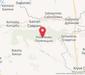 Map of Polianetské, Odessa