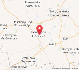 Map of Pomitchna, Kirovohrad