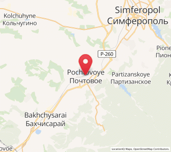 Map of Bazartchyk, Crimea