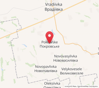 Map of Prokovské, Mykolaiv