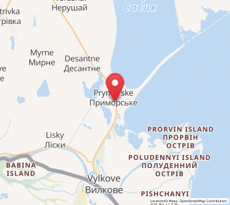 Map of Prymorské, Odessa