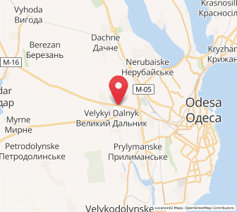 Map of Radisne, Odessa