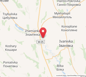 Map of Radisné, Odessa