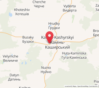 Map of Rakiv Lis, Volyn