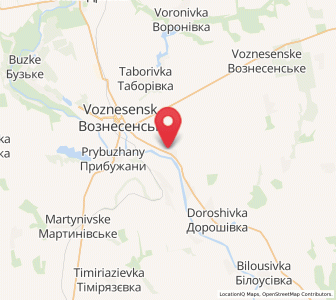 Map of Rakové, Mykolaiv