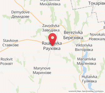 Map of Raoukhivka, Odessa