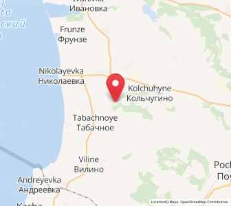 Map of Ravnopolye, Crimea