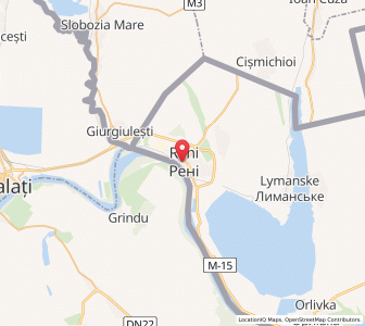 Map of Réni, Odessa