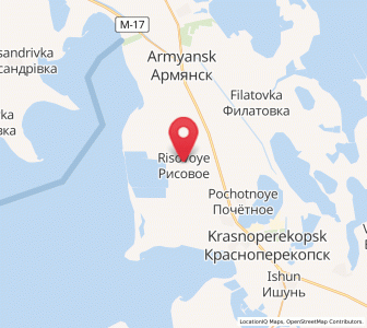 Map of Risovoye, Crimea