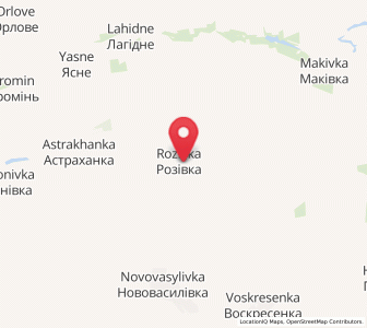 Map of Rozivka, Zaporizhzhia